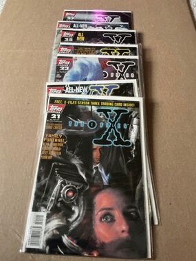 The X-Files Topps 7 Issue Comics Lot - 21 through 27